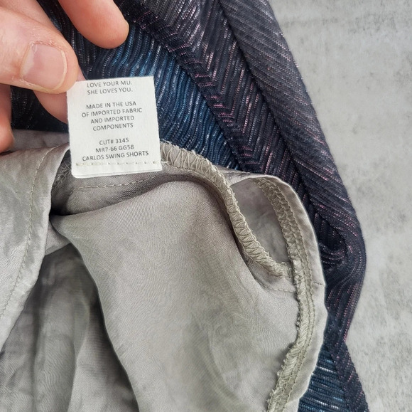 Show Me Your Mumu Shimmery Carlos Swing Shorts - Picture 6 of 10